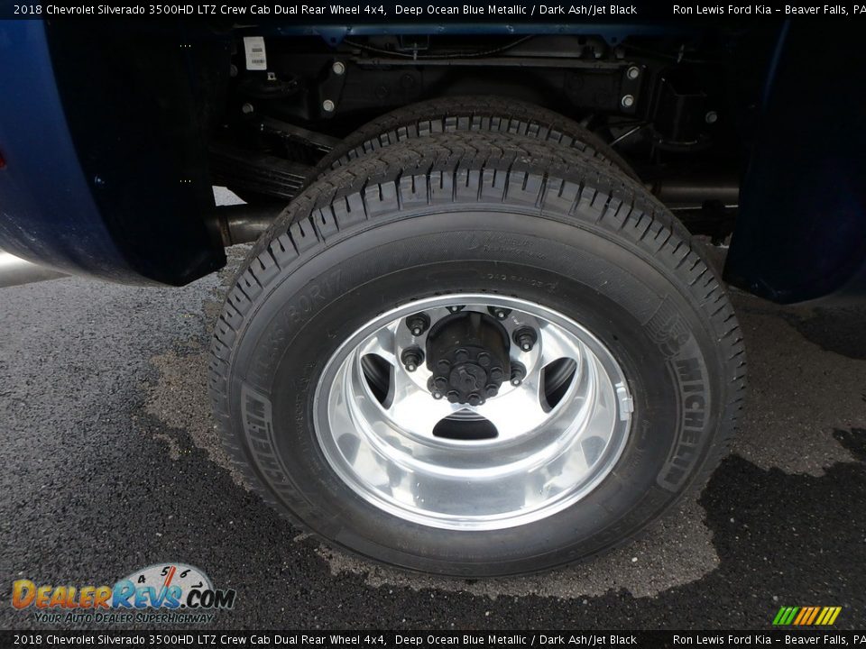 2018 Chevrolet Silverado 3500HD LTZ Crew Cab Dual Rear Wheel 4x4 Deep Ocean Blue Metallic / Dark Ash/Jet Black Photo #2