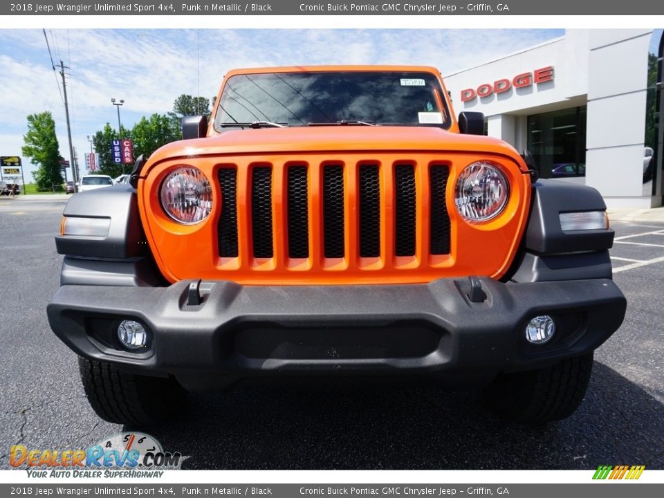 2018 Jeep Wrangler Unlimited Sport 4x4 Punk n Metallic / Black Photo #2