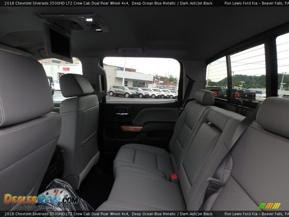 2018 Chevrolet Silverado 3500HD LTZ Crew Cab Dual Rear Wheel 4x4 Deep Ocean Blue Metallic / Dark Ash/Jet Black Photo #11