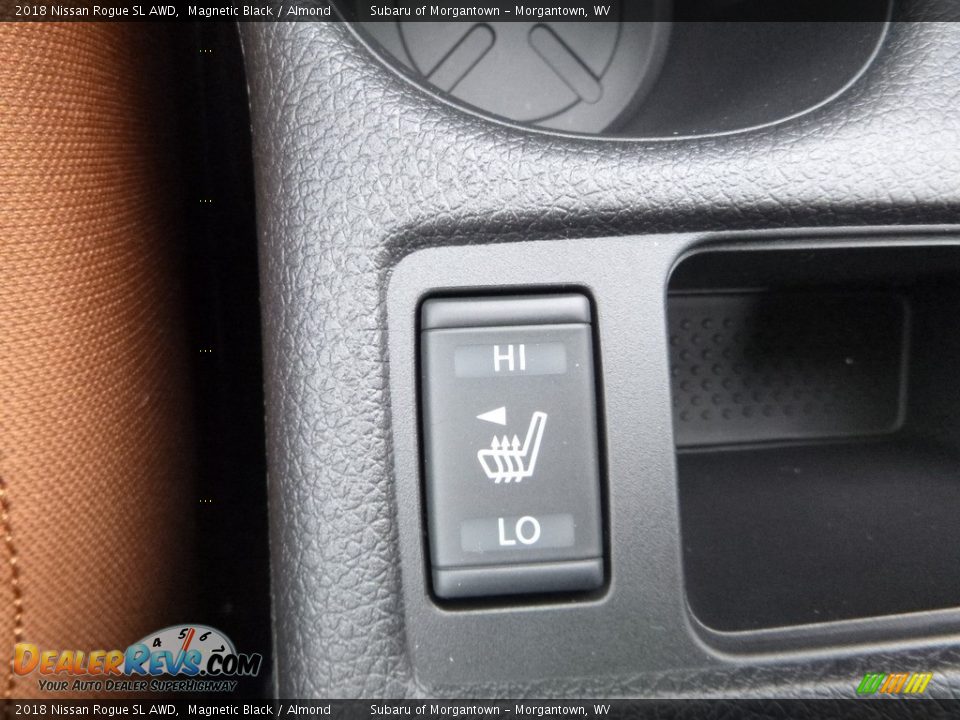 2018 Nissan Rogue SL AWD Magnetic Black / Almond Photo #20