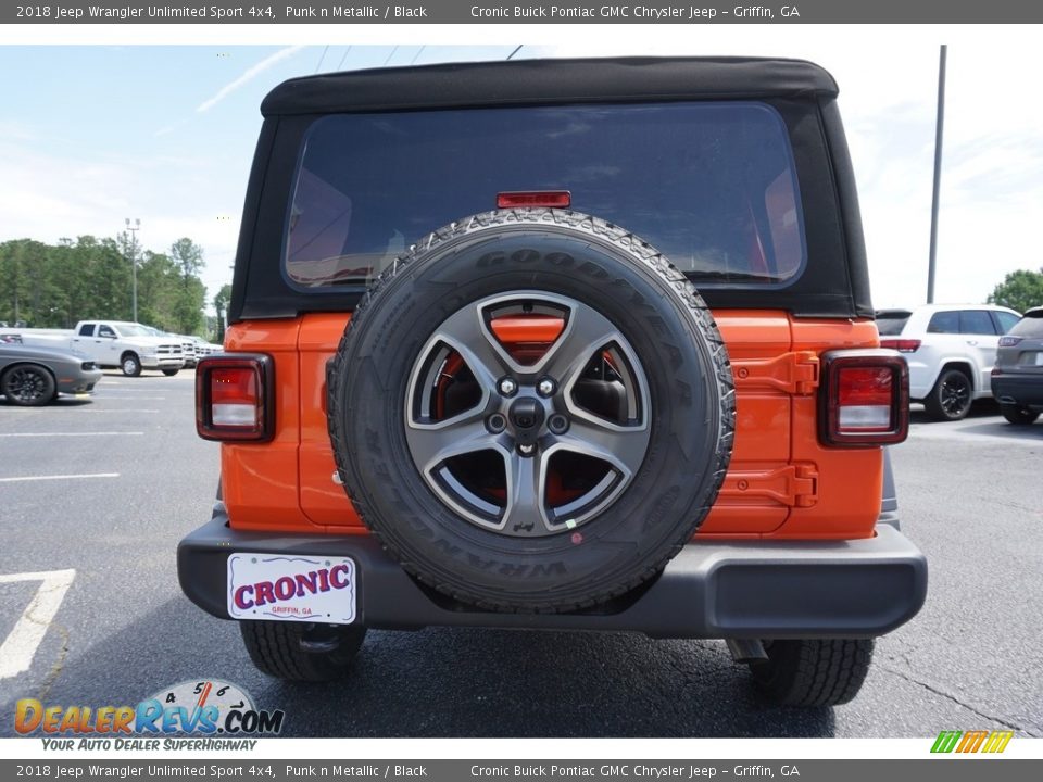 2018 Jeep Wrangler Unlimited Sport 4x4 Punk n Metallic / Black Photo #13