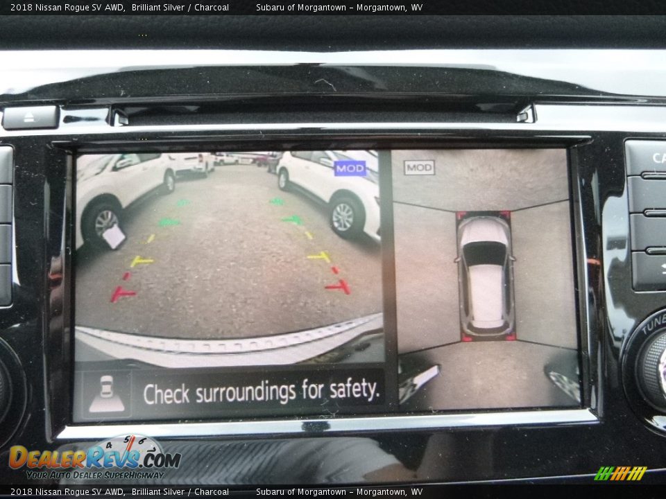 2018 Nissan Rogue SV AWD Brilliant Silver / Charcoal Photo #18