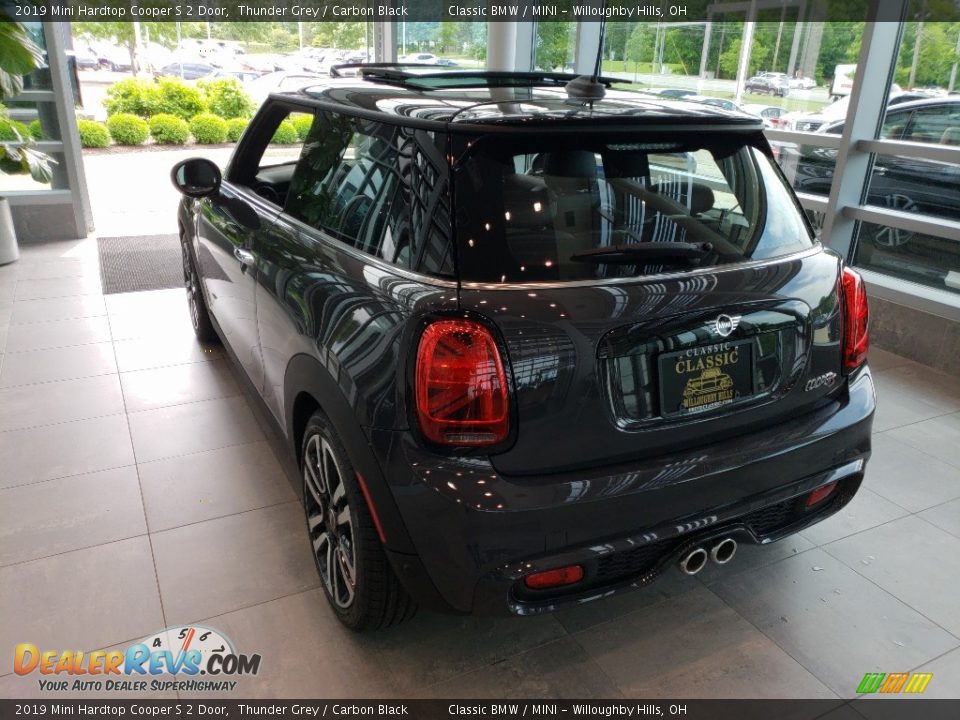2019 Mini Hardtop Cooper S 2 Door Thunder Grey / Carbon Black Photo #2
