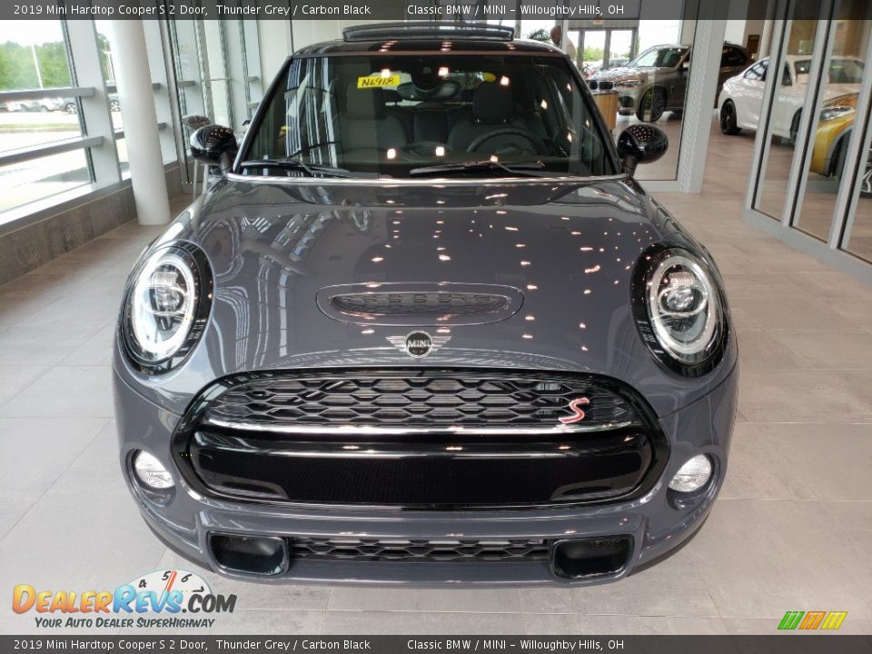 2019 Mini Hardtop Cooper S 2 Door Thunder Grey / Carbon Black Photo #4