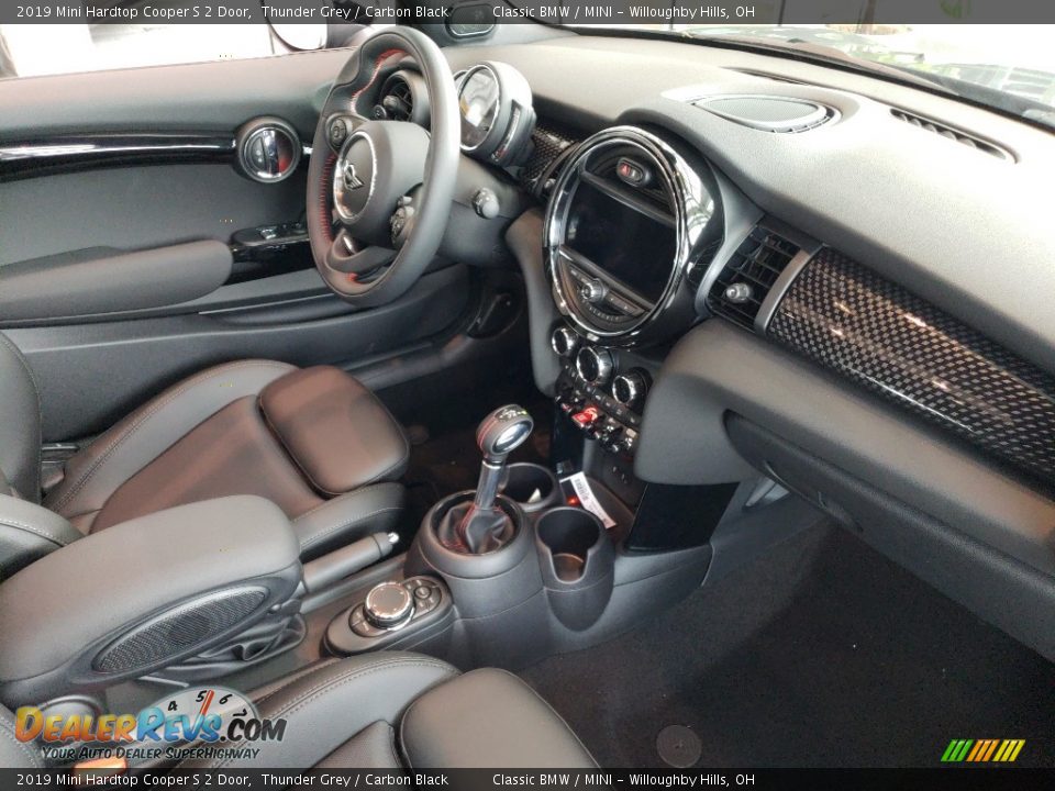 2019 Mini Hardtop Cooper S 2 Door Thunder Grey / Carbon Black Photo #6