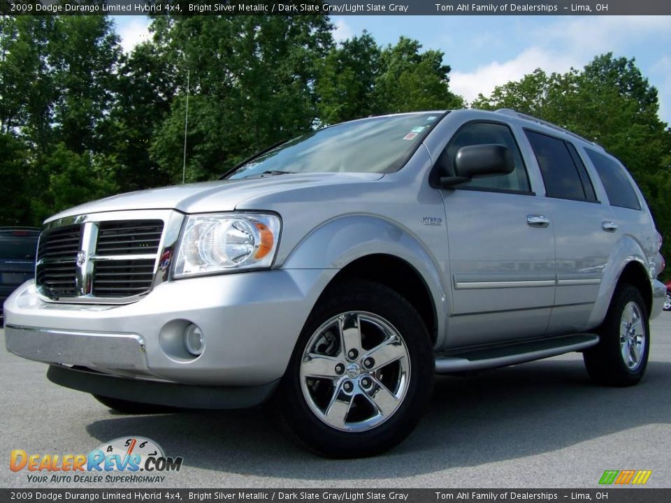 2009 Dodge Durango Limited Hybrid 4x4 Bright Silver Metallic / Dark Slate Gray/Light Slate Gray Photo #4