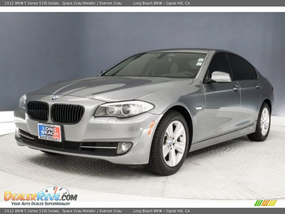 2012 BMW 5 Series 528i Sedan Space Gray Metallic / Everest Gray Photo #13