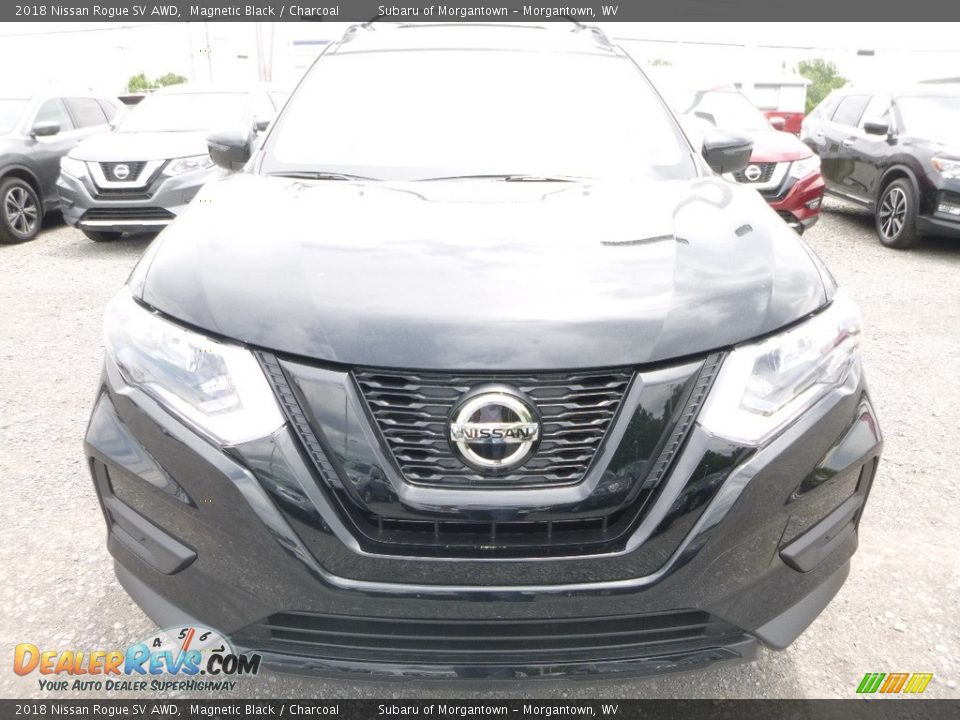 2018 Nissan Rogue SV AWD Magnetic Black / Charcoal Photo #9