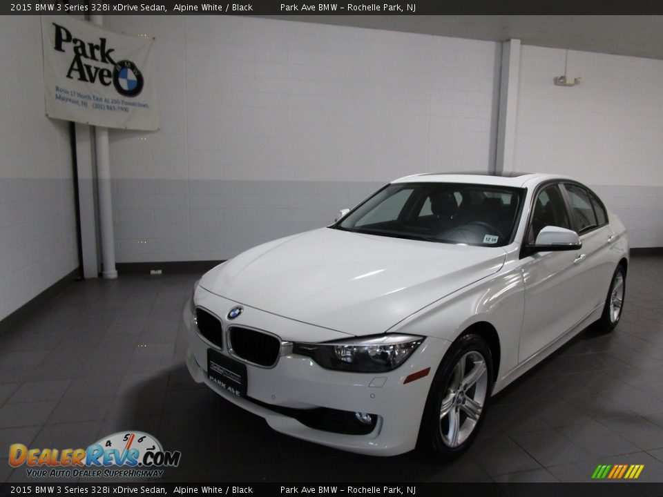 2015 BMW 3 Series 328i xDrive Sedan Alpine White / Black Photo #1