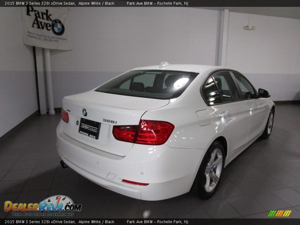 2015 BMW 3 Series 328i xDrive Sedan Alpine White / Black Photo #5