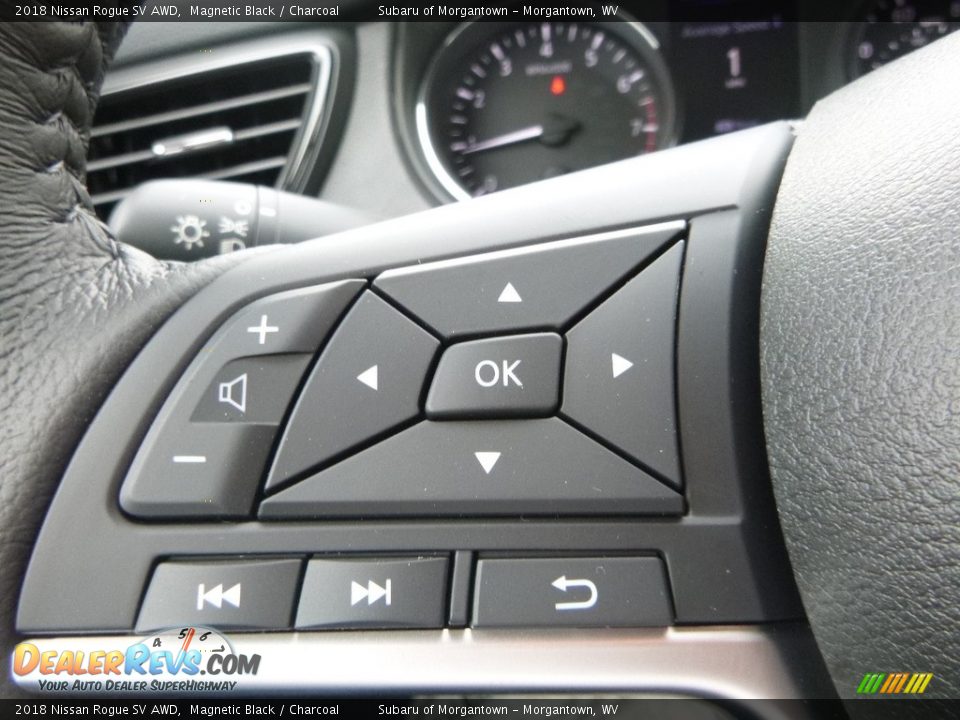 2018 Nissan Rogue SV AWD Magnetic Black / Charcoal Photo #20