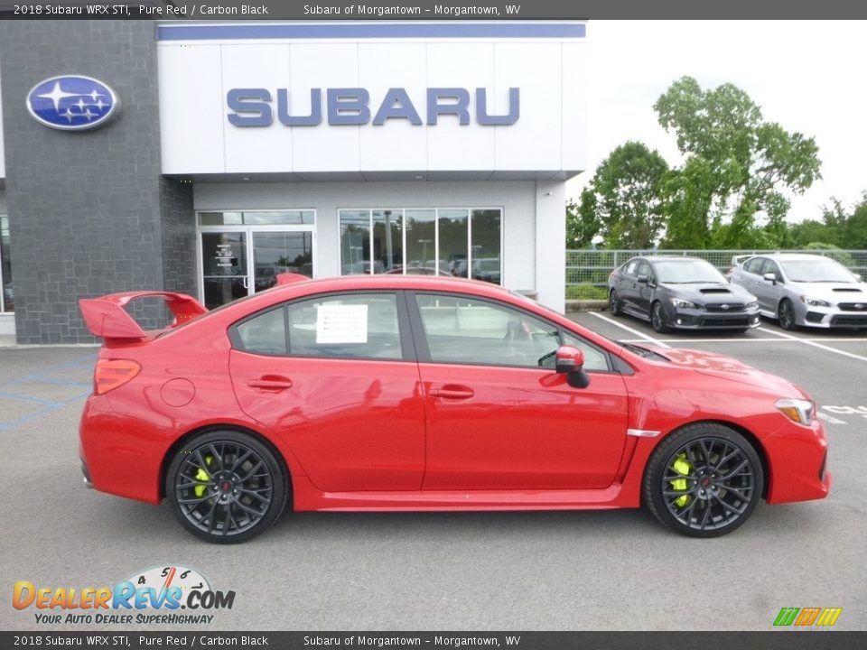 Pure Red 2018 Subaru WRX STI Photo #3