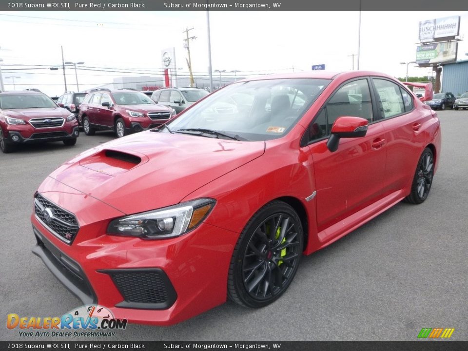 Front 3/4 View of 2018 Subaru WRX STI Photo #8