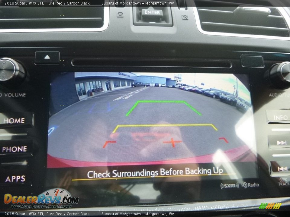 2018 Subaru WRX STI Pure Red / Carbon Black Photo #20
