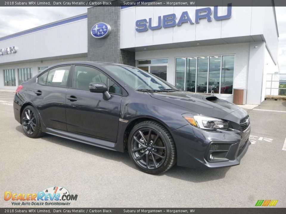 2018 Subaru WRX Limited Dark Gray Metallic / Carbon Black Photo #1