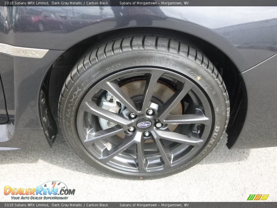 2018 Subaru WRX Limited Dark Gray Metallic / Carbon Black Photo #2