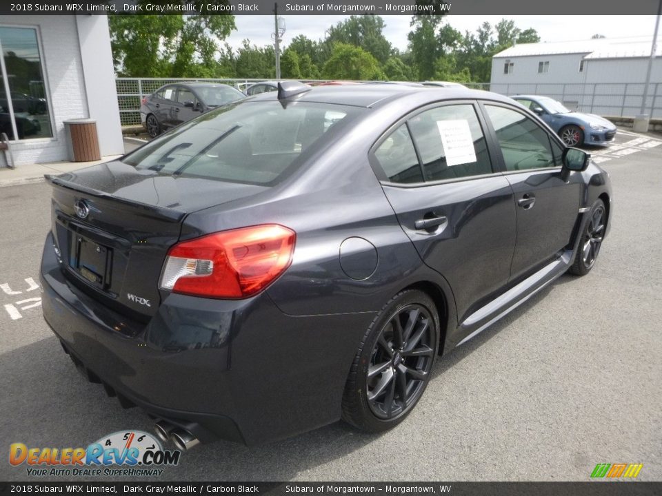 2018 Subaru WRX Limited Dark Gray Metallic / Carbon Black Photo #4