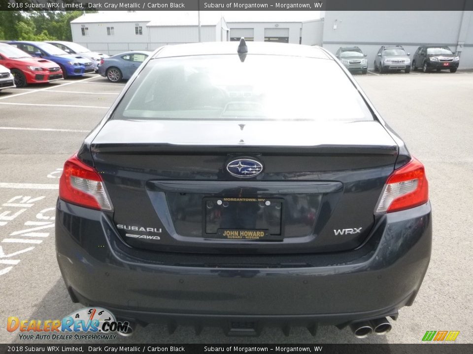 2018 Subaru WRX Limited Dark Gray Metallic / Carbon Black Photo #5