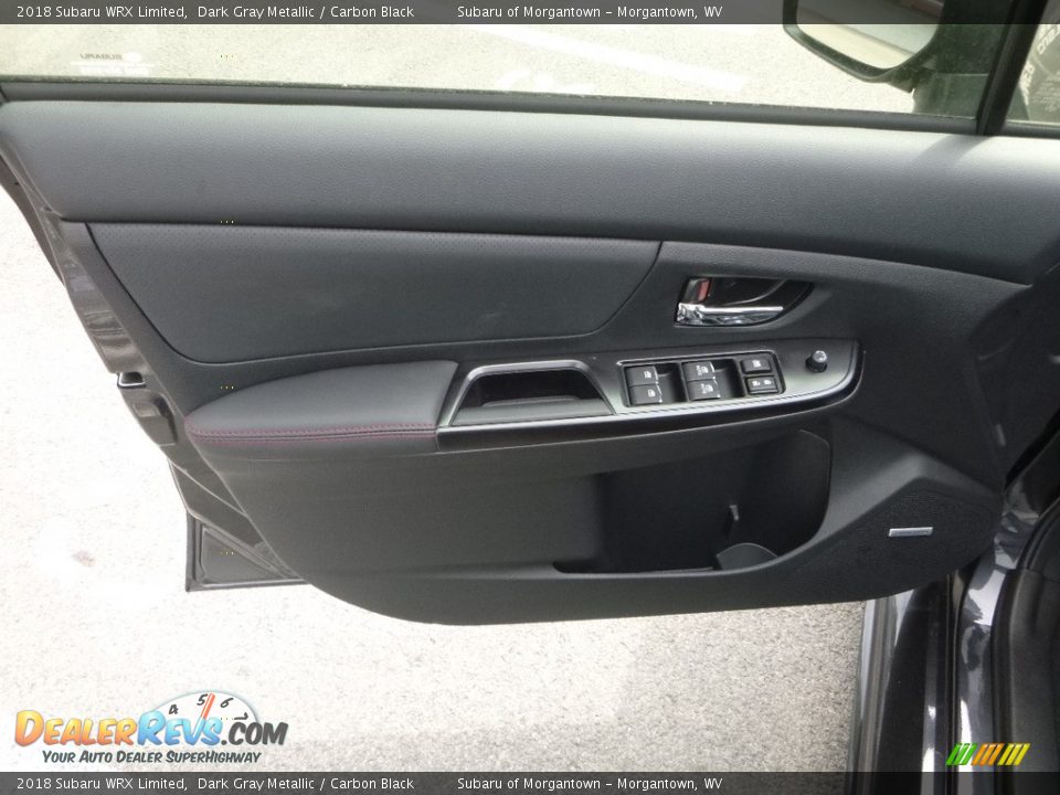 2018 Subaru WRX Limited Dark Gray Metallic / Carbon Black Photo #14