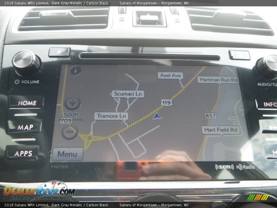 2018 Subaru WRX Limited Dark Gray Metallic / Carbon Black Photo #17