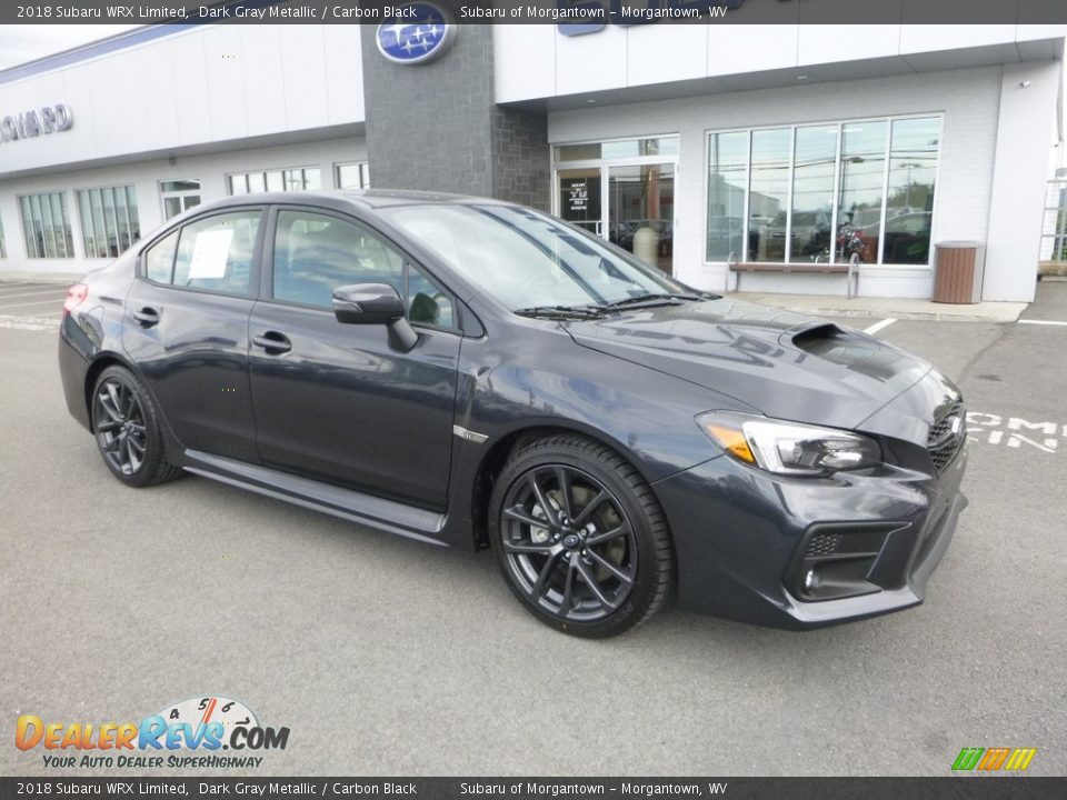 2018 Subaru WRX Limited Dark Gray Metallic / Carbon Black Photo #1