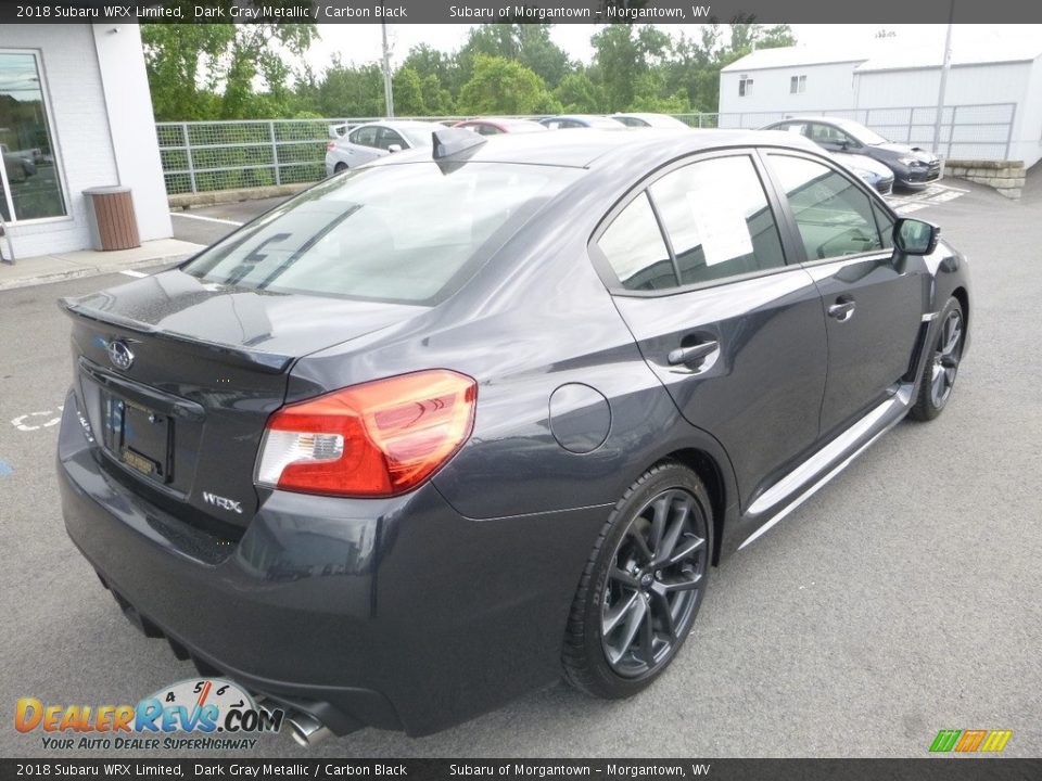 2018 Subaru WRX Limited Dark Gray Metallic / Carbon Black Photo #4