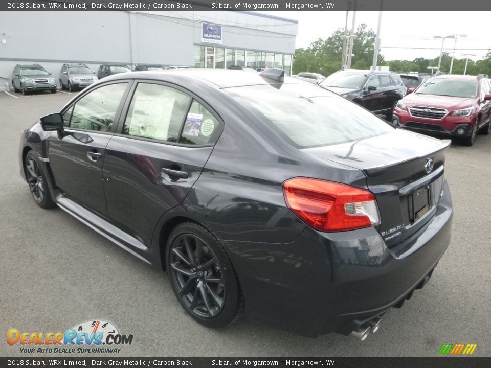 2018 Subaru WRX Limited Dark Gray Metallic / Carbon Black Photo #6