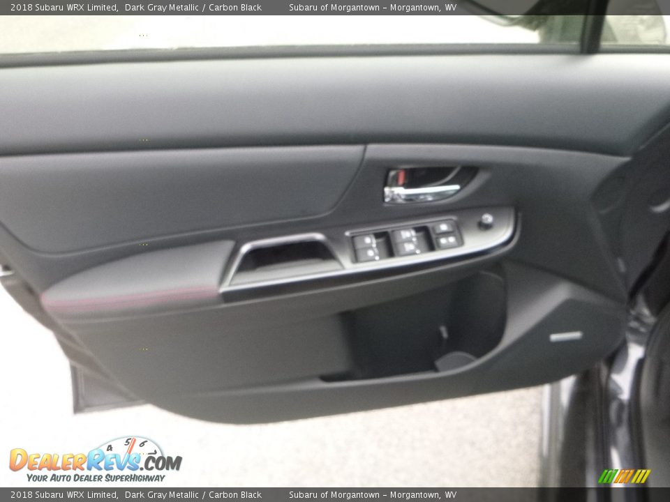 2018 Subaru WRX Limited Dark Gray Metallic / Carbon Black Photo #14