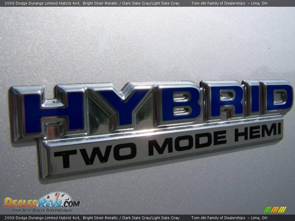 2009 Dodge Durango Limited Hybrid 4x4 Bright Silver Metallic / Dark Slate Gray/Light Slate Gray Photo #24