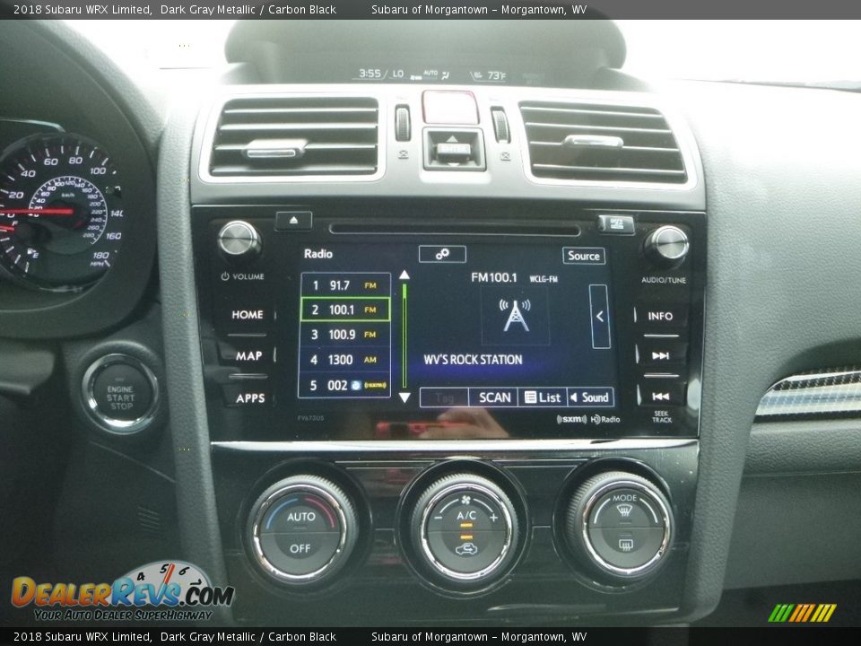 2018 Subaru WRX Limited Dark Gray Metallic / Carbon Black Photo #17