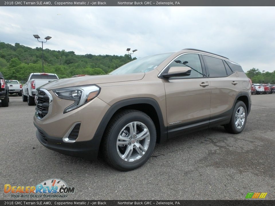 2018 GMC Terrain SLE AWD Coppertino Metallic / ­Jet Black Photo #1