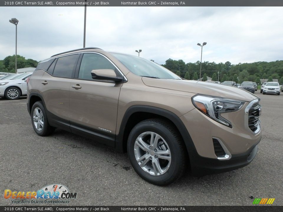 2018 GMC Terrain SLE AWD Coppertino Metallic / ­Jet Black Photo #3
