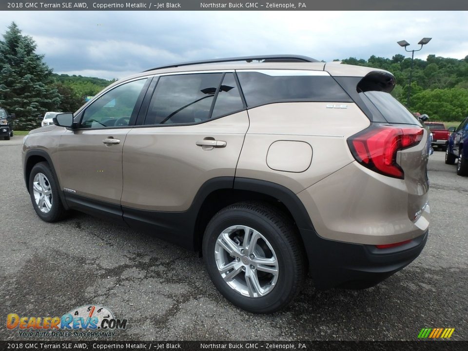 2018 GMC Terrain SLE AWD Coppertino Metallic / ­Jet Black Photo #7