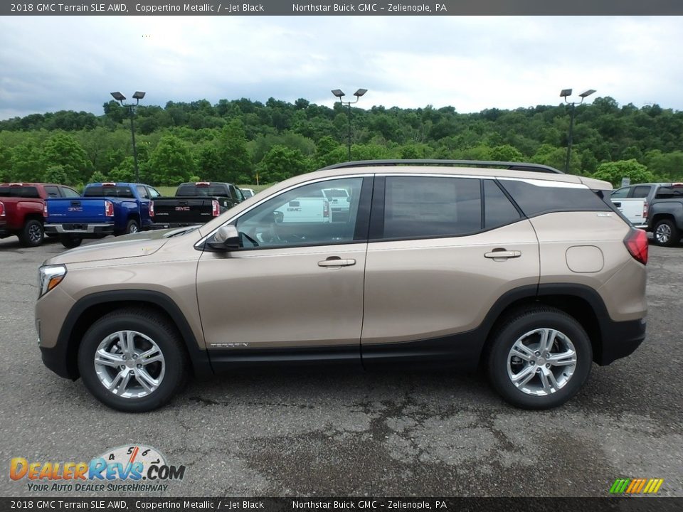 2018 GMC Terrain SLE AWD Coppertino Metallic / ­Jet Black Photo #8