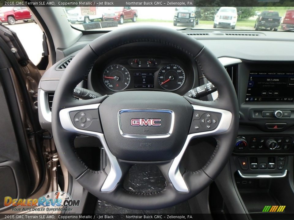 2018 GMC Terrain SLE AWD Coppertino Metallic / ­Jet Black Photo #17