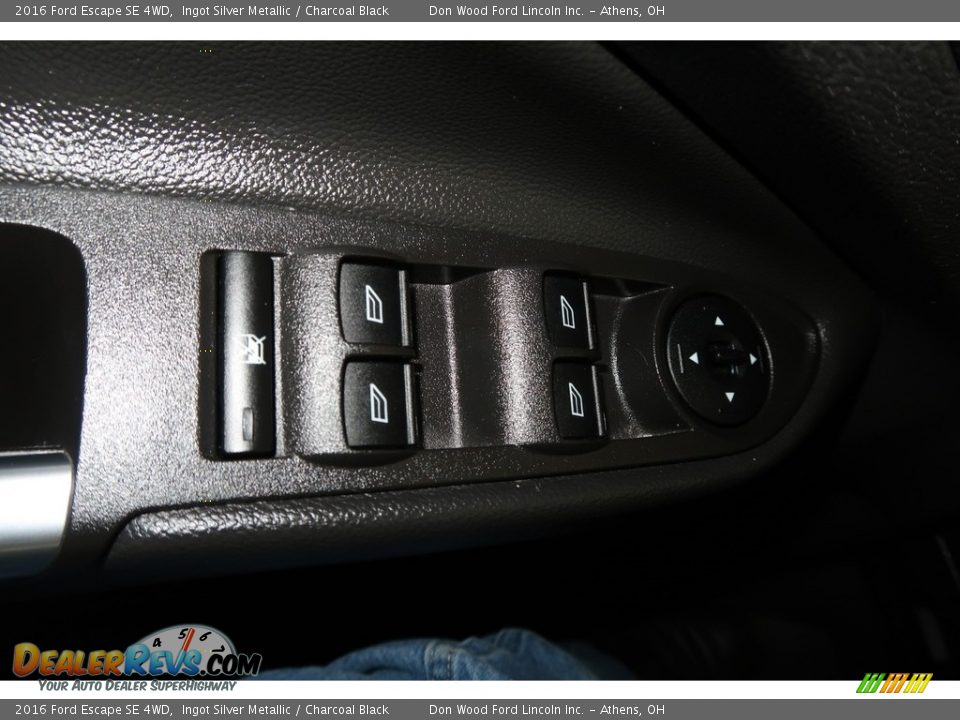 2016 Ford Escape SE 4WD Ingot Silver Metallic / Charcoal Black Photo #33
