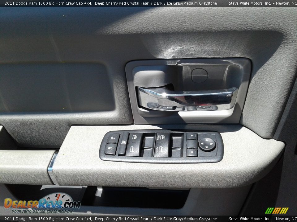 2011 Dodge Ram 1500 Big Horn Crew Cab 4x4 Deep Cherry Red Crystal Pearl / Dark Slate Gray/Medium Graystone Photo #9
