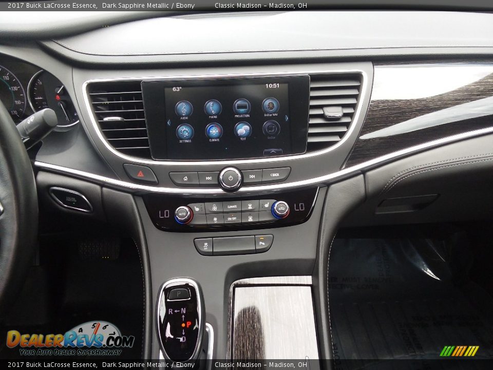 2017 Buick LaCrosse Essence Dark Sapphire Metallic / Ebony Photo #10