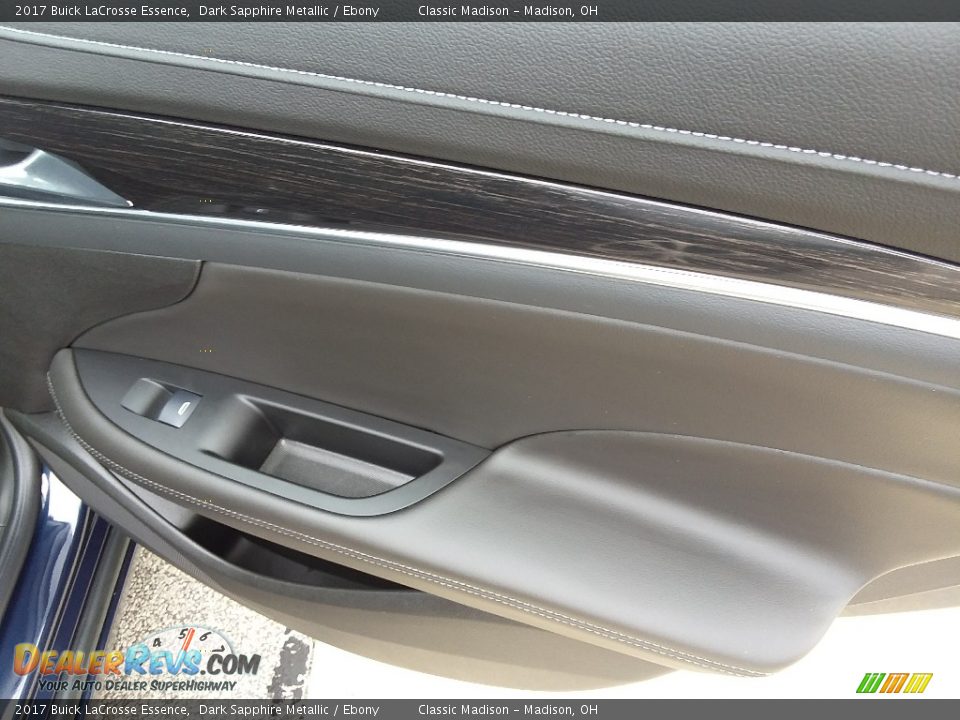 2017 Buick LaCrosse Essence Dark Sapphire Metallic / Ebony Photo #16