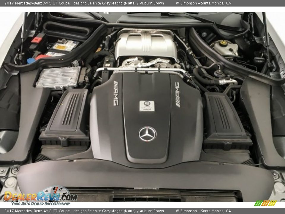 2017 Mercedes-Benz AMG GT Coupe 4.0 Liter AMG Twin-Turbocharged DOHC 32-Valve VVT V8 Engine Photo #9