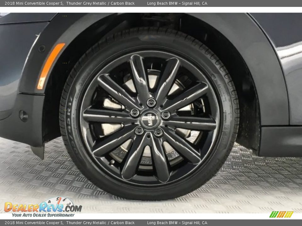 2018 Mini Convertible Cooper S Thunder Grey Metallic / Carbon Black Photo #8