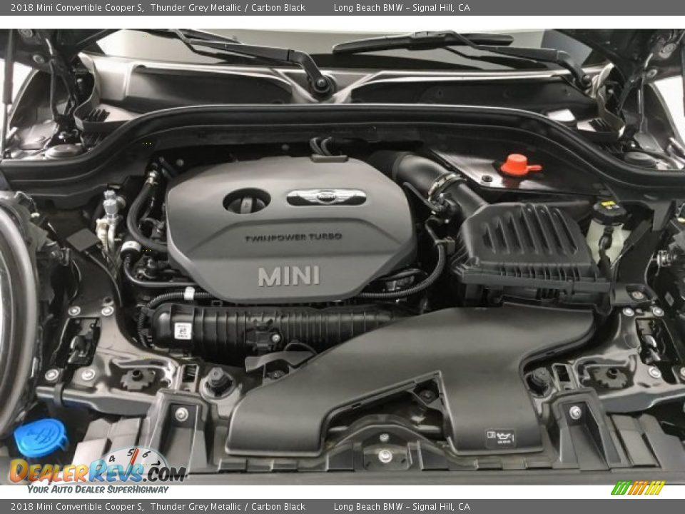 2018 Mini Convertible Cooper S Thunder Grey Metallic / Carbon Black Photo #9