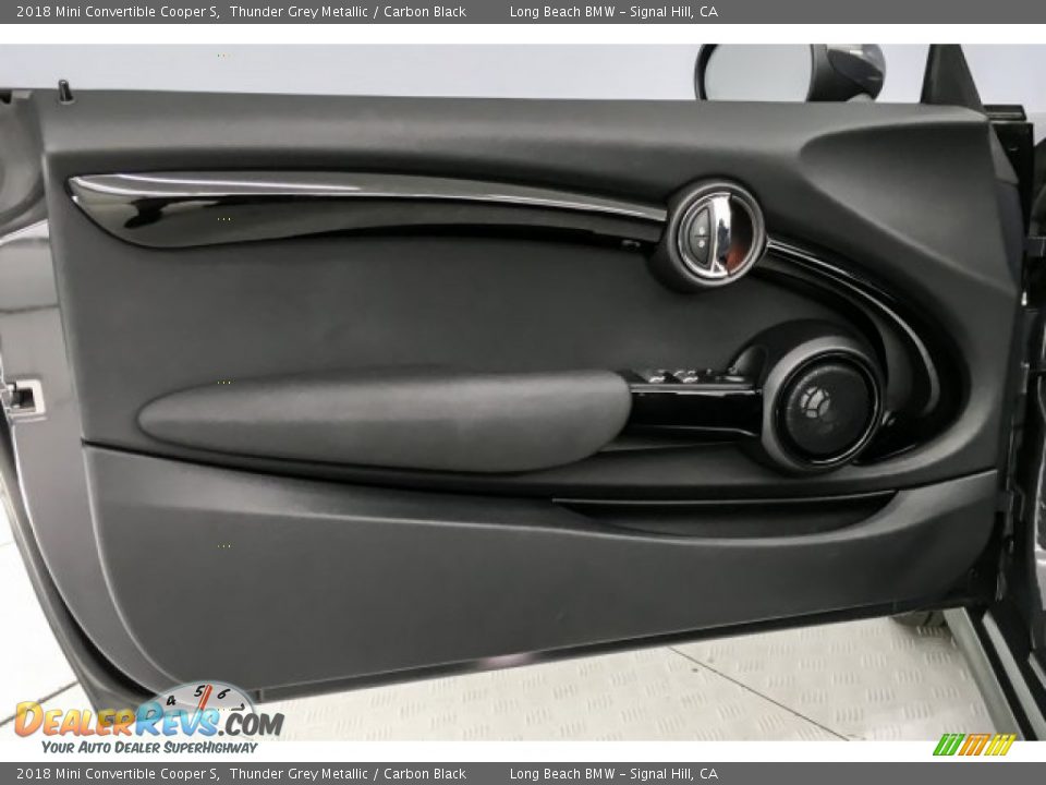 2018 Mini Convertible Cooper S Thunder Grey Metallic / Carbon Black Photo #23