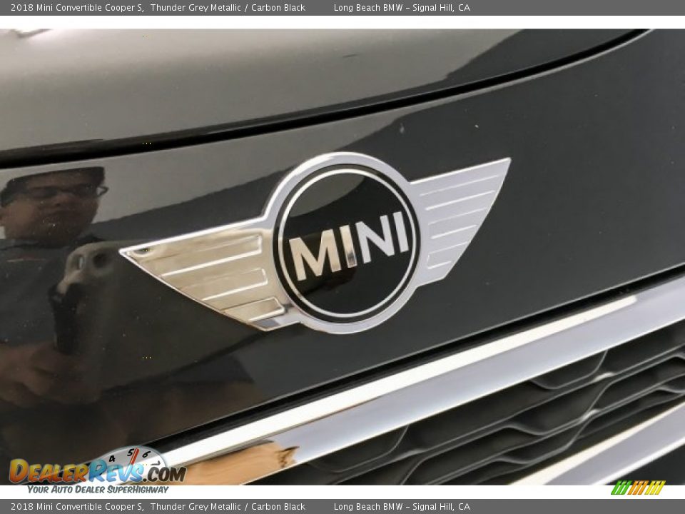 2018 Mini Convertible Cooper S Thunder Grey Metallic / Carbon Black Photo #29