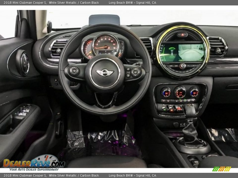 2018 Mini Clubman Cooper S White Silver Metallic / Carbon Black Photo #4