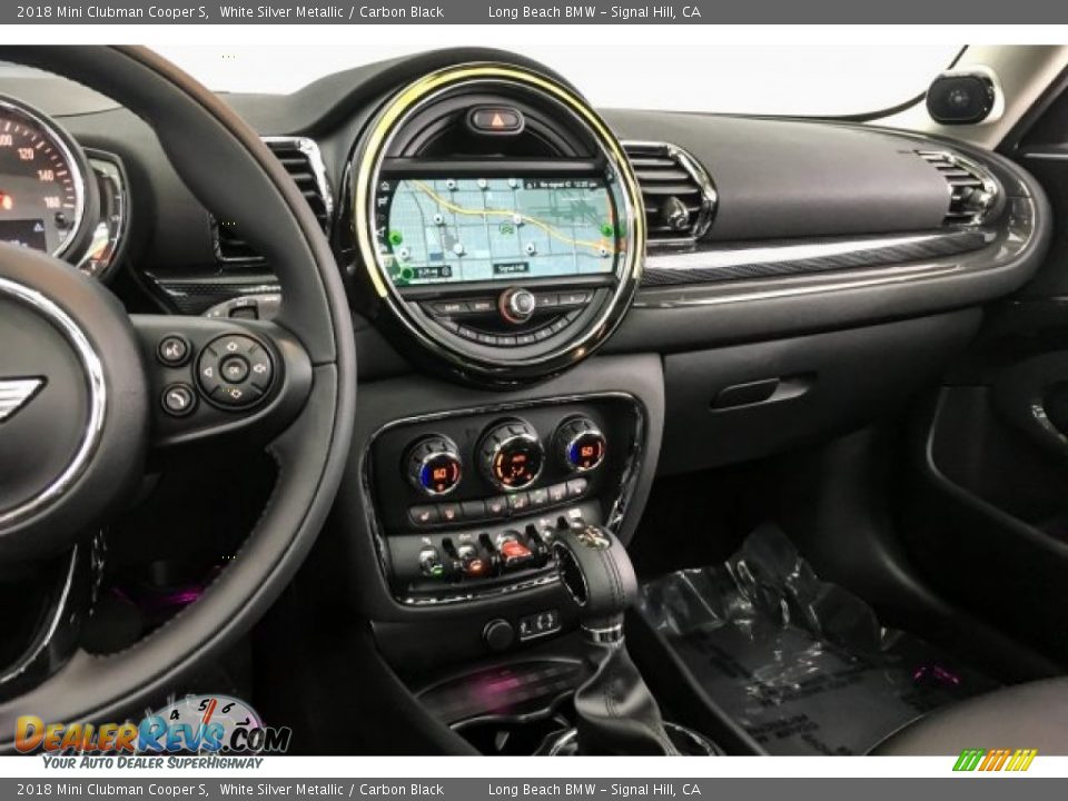 2018 Mini Clubman Cooper S White Silver Metallic / Carbon Black Photo #5