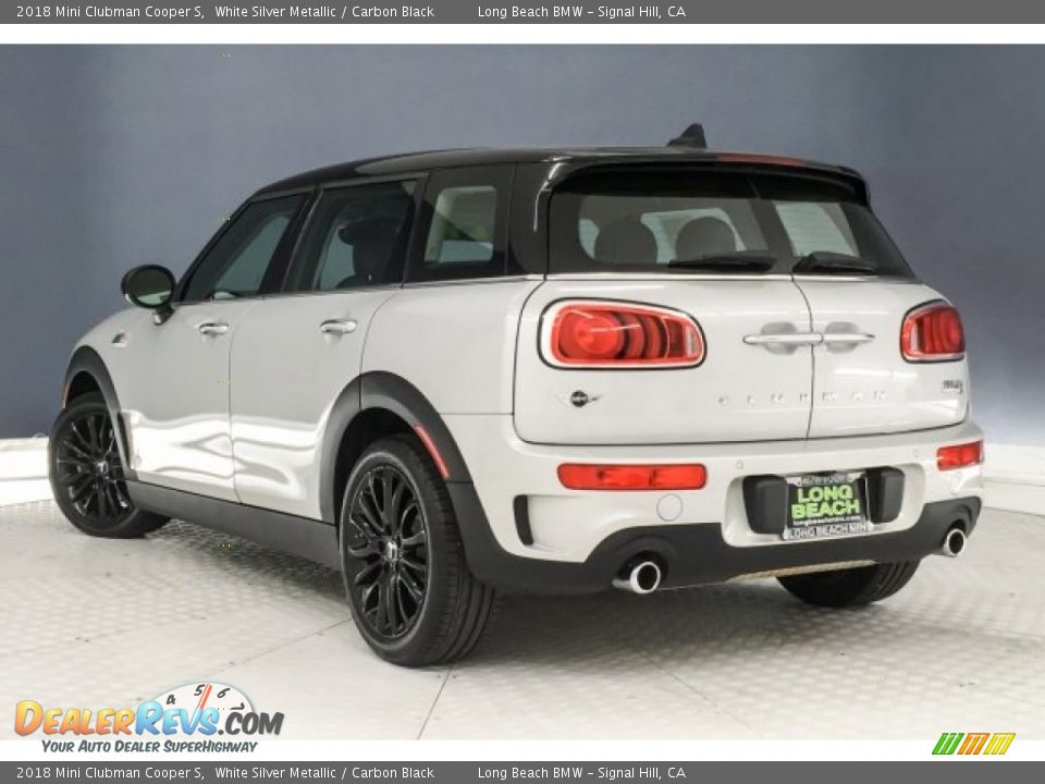 2018 Mini Clubman Cooper S White Silver Metallic / Carbon Black Photo #10