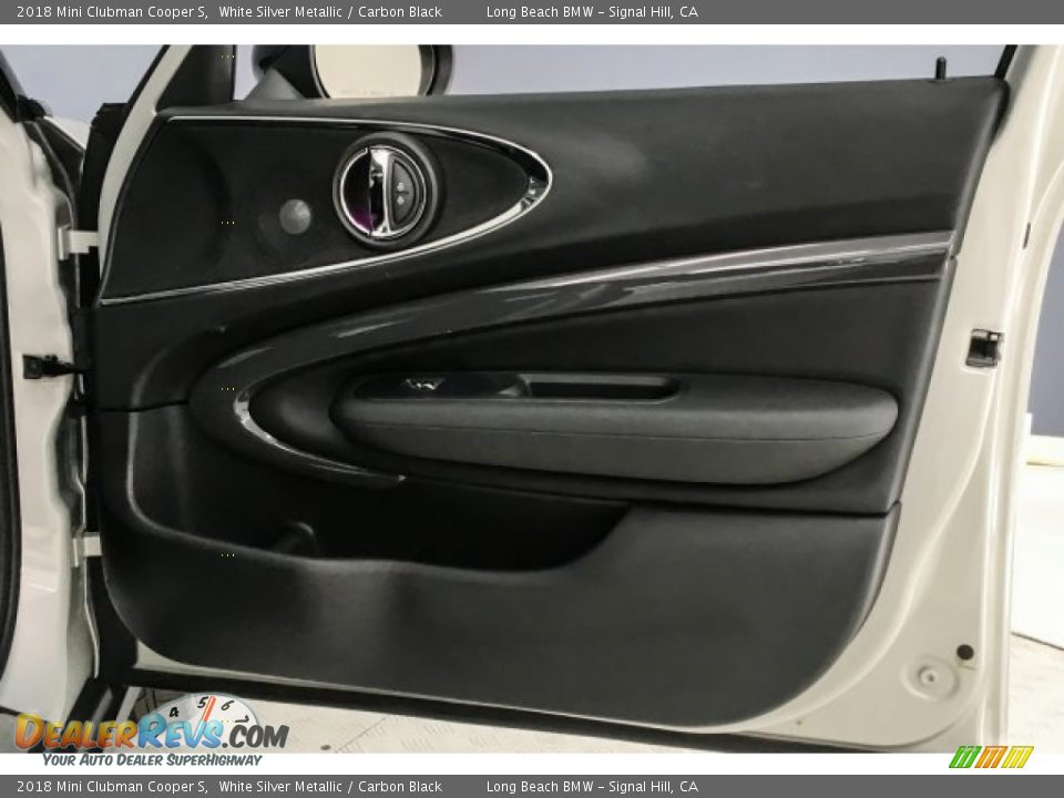 2018 Mini Clubman Cooper S White Silver Metallic / Carbon Black Photo #27