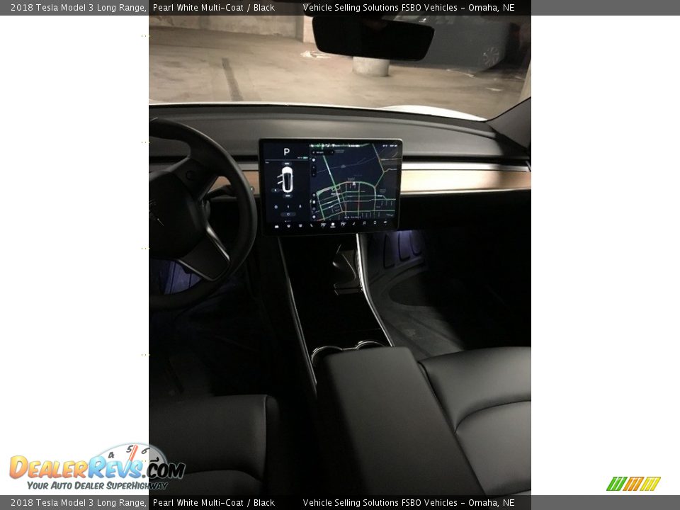 2018 Tesla Model 3 Long Range Pearl White Multi-Coat / Black Photo #4