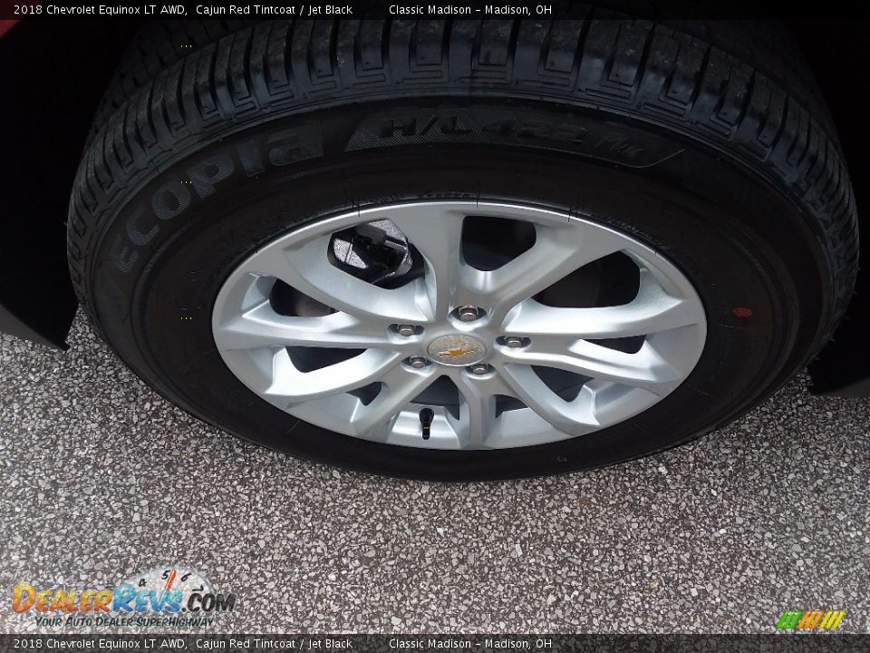 2018 Chevrolet Equinox LT AWD Cajun Red Tintcoat / Jet Black Photo #12